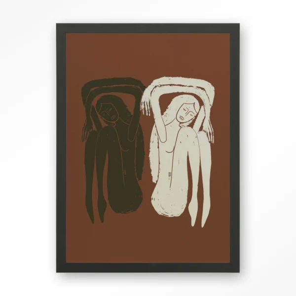 24126-bound-together-art-print-wooden-frame-black Bound Together - Art print