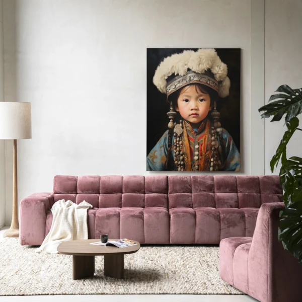 Traditional Child 1 - Wandkleed