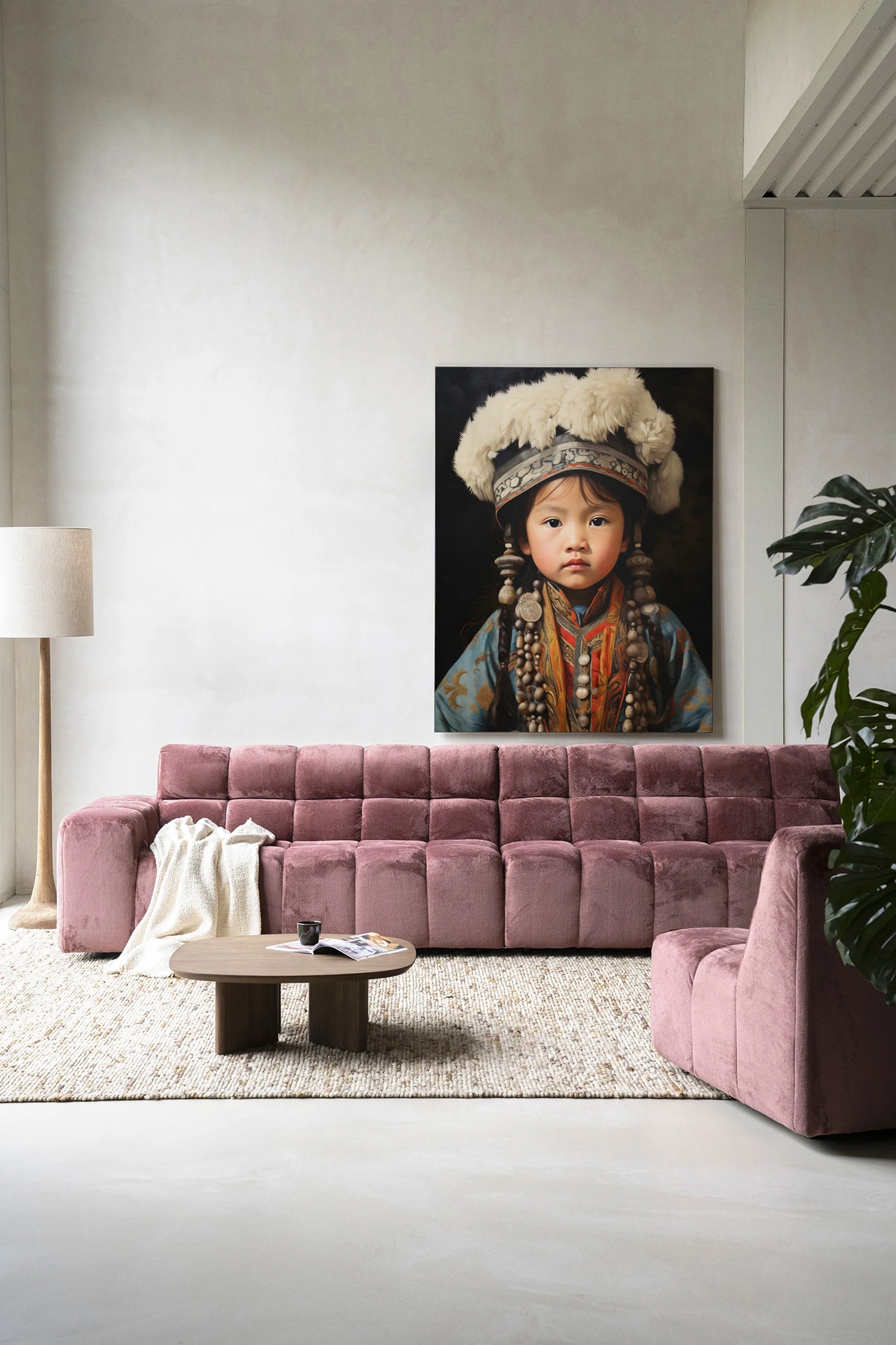 Traditional Child 1 - Wandkleed