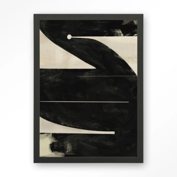 24144-nocturne-oasis-art-print-wooden-frame-black Nocturne Oasis - Art print