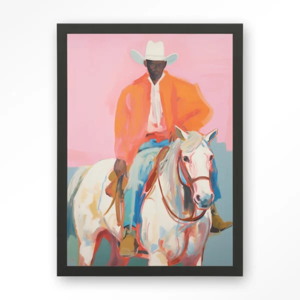 24148-the-sheriff-art-print-wooden-frame-black The Sheriff - Art print