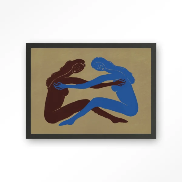 Serene Embrace - Art print