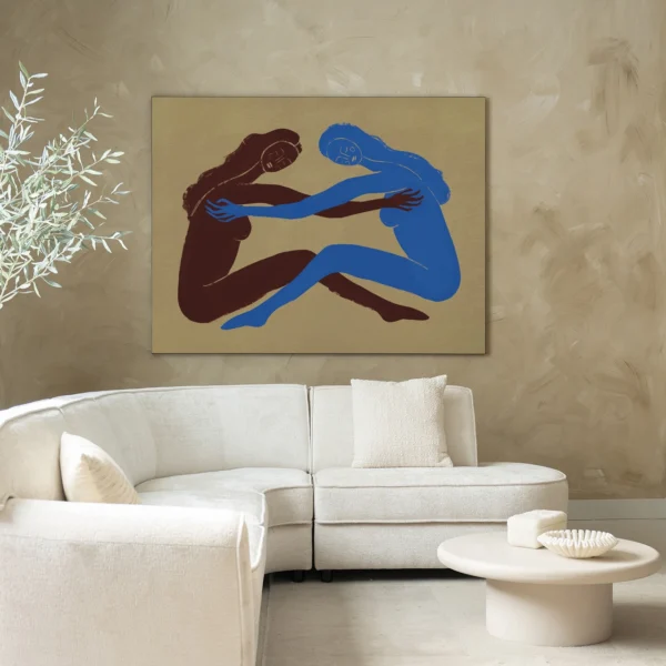 Serene Embrace - Wandkleed