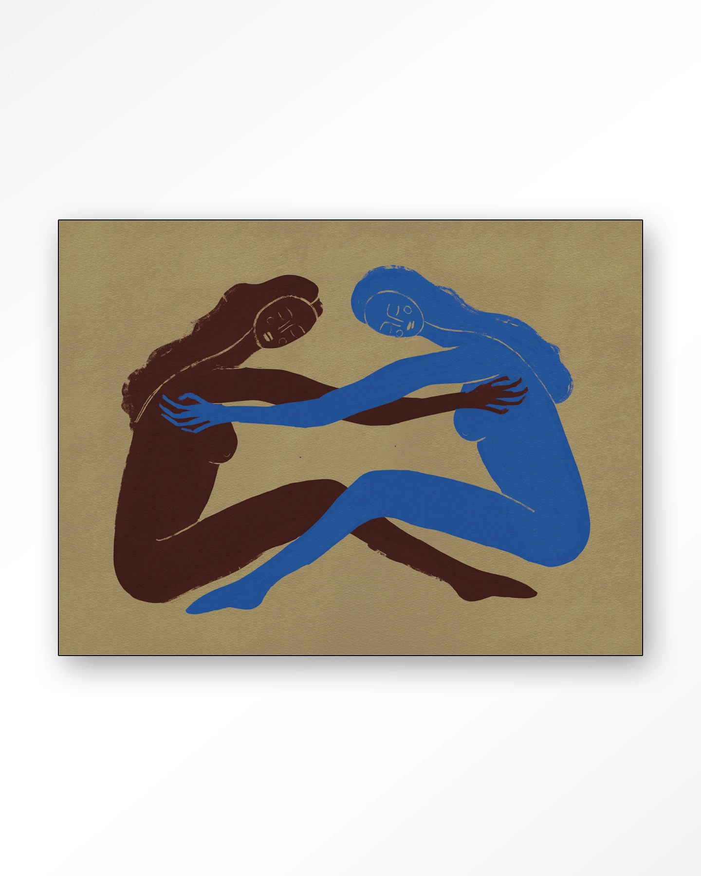 Serene Embrace - Wandkleed - Afbeelding 2