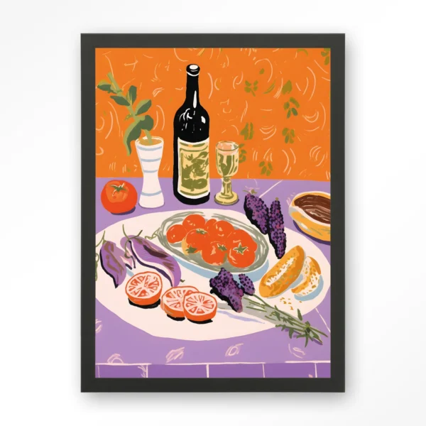 Mediterranean Table - Art print