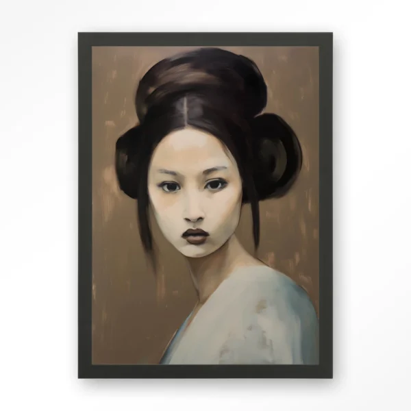 24185-tsuru-art-print-wooden-frame-black Tsuru - Art print