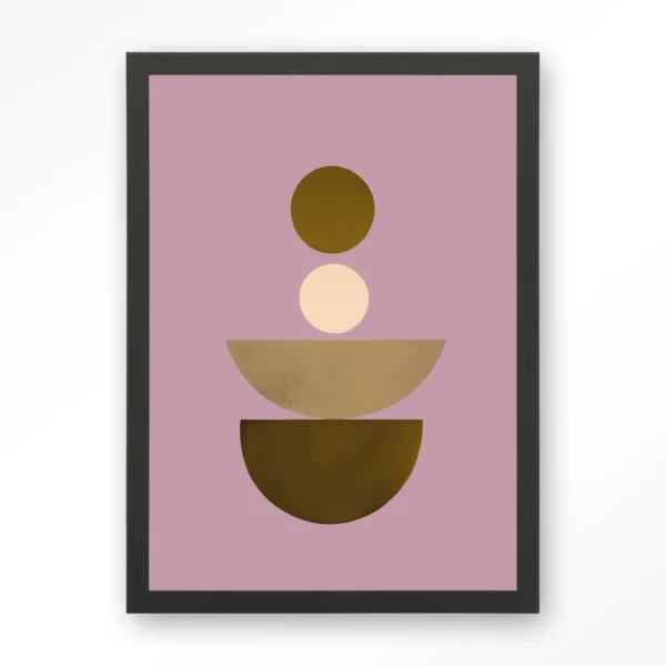 24187-forma-1-lilac-art-print-wooden-frame-black Forma 1 Lilac - Art print
