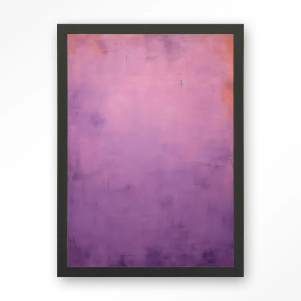 24200-purple-art-print-wooden-frame-black Purple - Art print