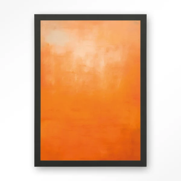 24201-orange-art-print-wooden-frame-black Orange - Art print