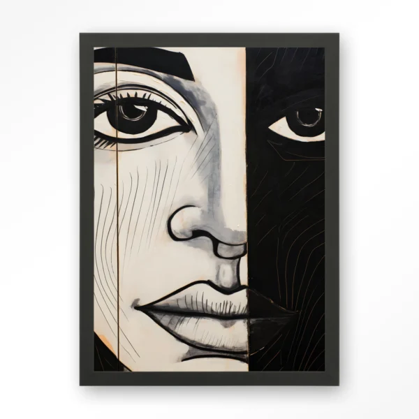 24202-contrast-art-print-wooden-frame-black Contrast - Art print