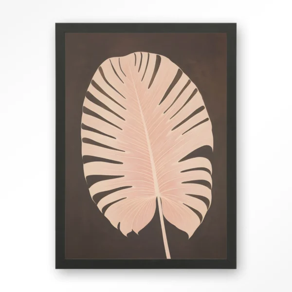 Pink Leaf - Art print