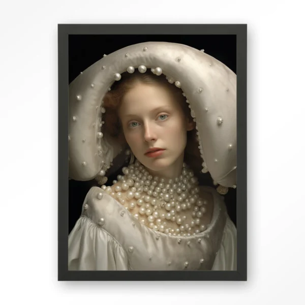 25009-pearl-princess-art-print-wooden-frame-black Pearl Princess - Art print