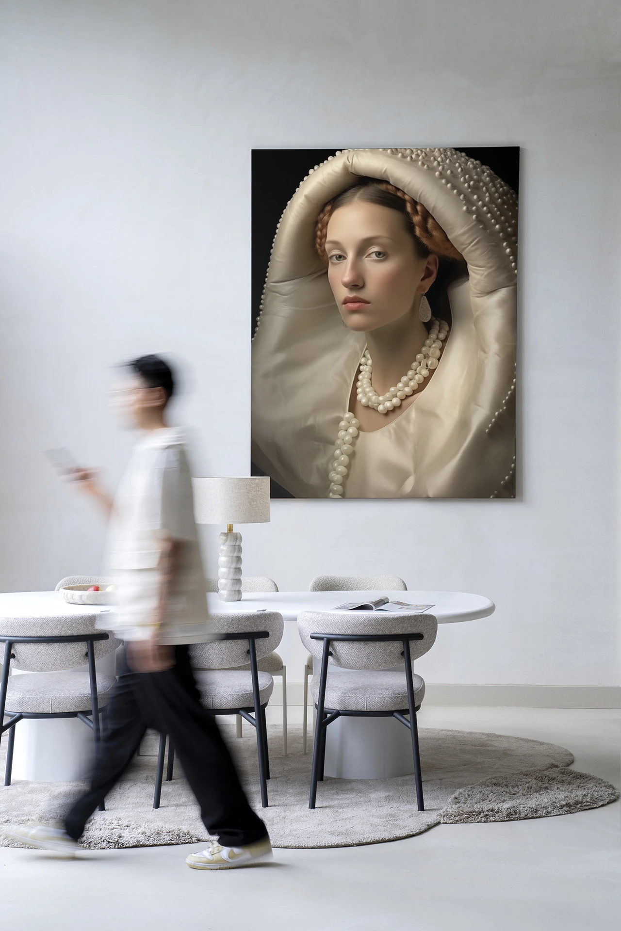 Queen of Pearls - Wandkleed