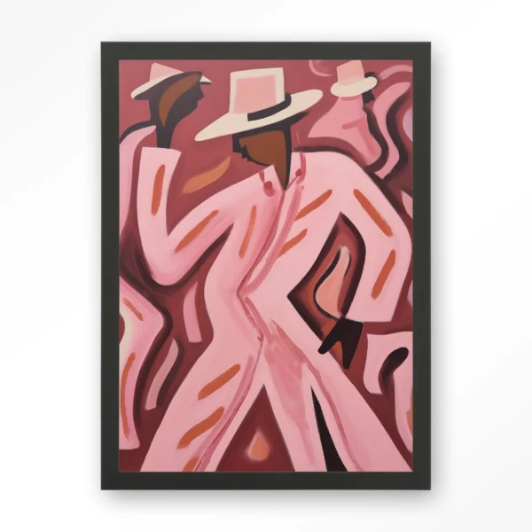 25017-boogie-woogie-art-print-wooden-frame-black Boogie Woogie - Art print