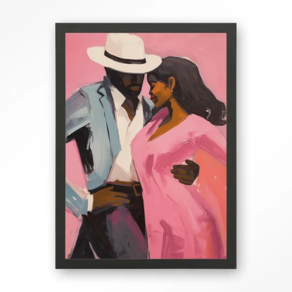 25018-cha-cha-cha-art-print-wooden-frame-black Cha Cha Cha - Art print