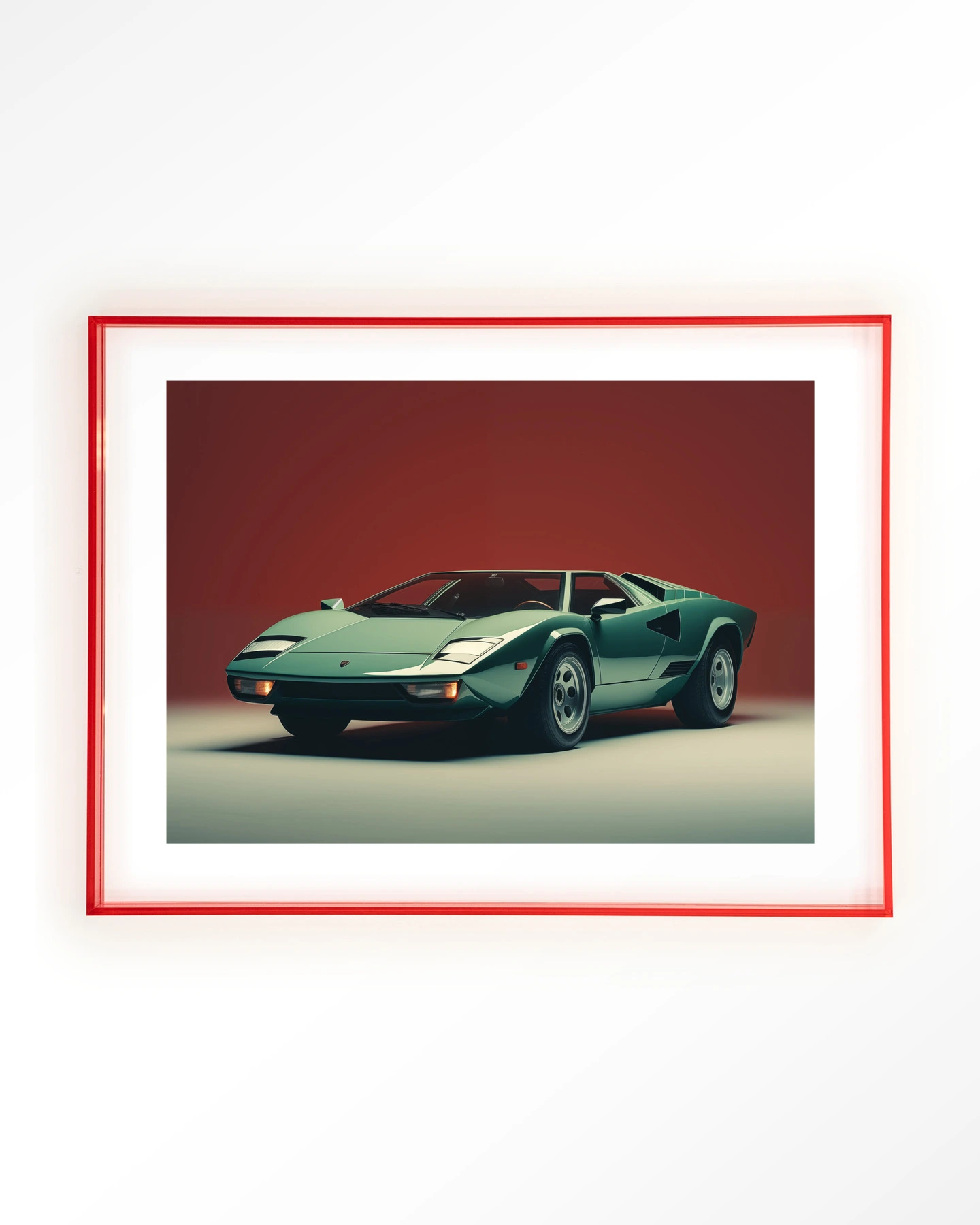 Vintage Lamborghini - Art print - Afbeelding 12