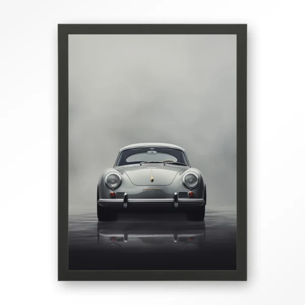 25025-smokey-car-art-print-wooden-frame-black Smokey Car - Art print