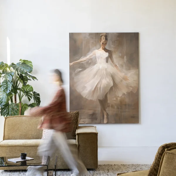 Dancing Ballerina - Wandkleed