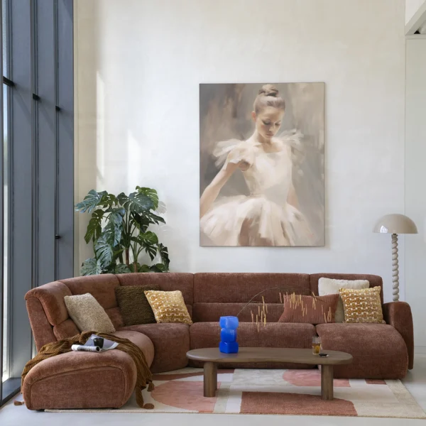 Posing Ballerina - Wandkleed