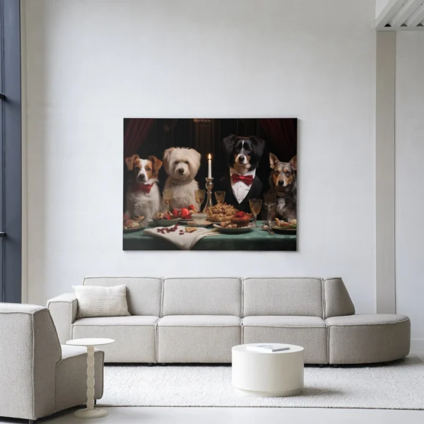 A Dog Dinner - Wandkleed
