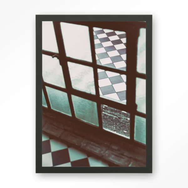 25039-no-squaring-my-door-art-print-wooden-frame-black No Squaring @ My Door - Art print