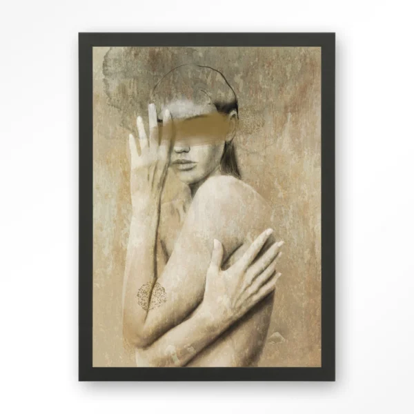 25043-touching-me-art-print-wooden-frame-black Touching Me - Art print