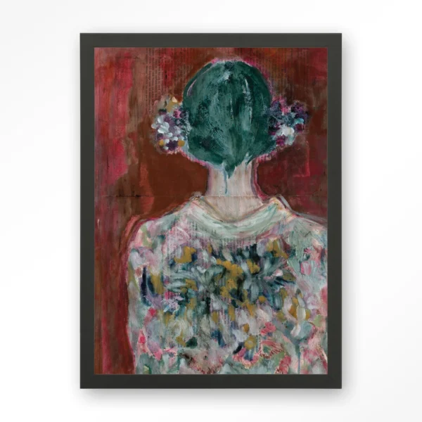 25056-red-velvet-art-print-wooden-frame-black Red Velvet - Art print