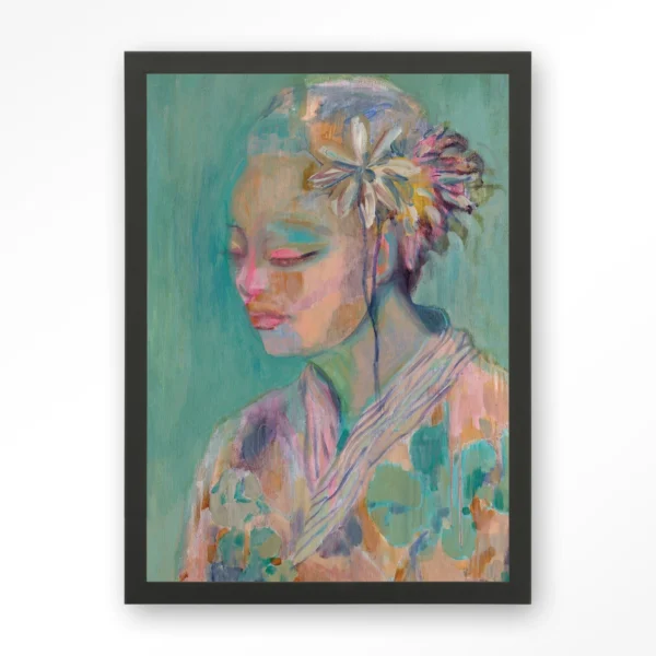 25058-calm-art-print-wooden-frame-black Calm - Art print