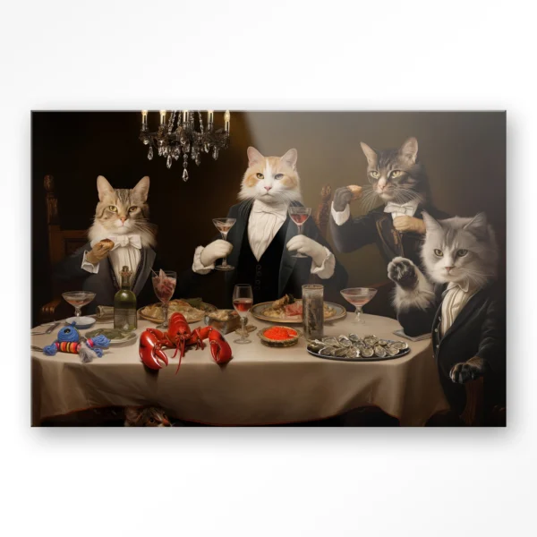 Cat Supper - Glas