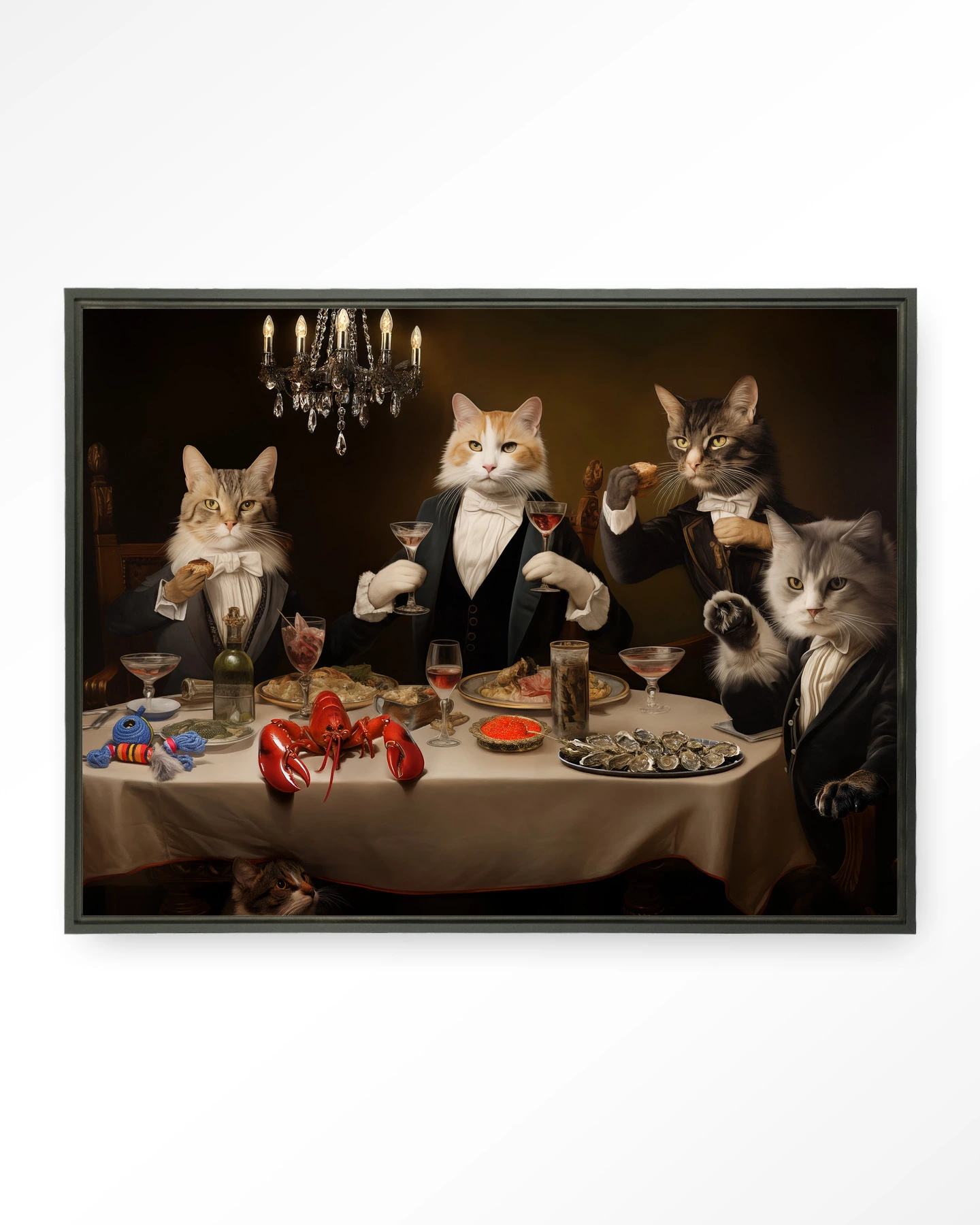 Cat Supper - Wandkleed - Afbeelding 5