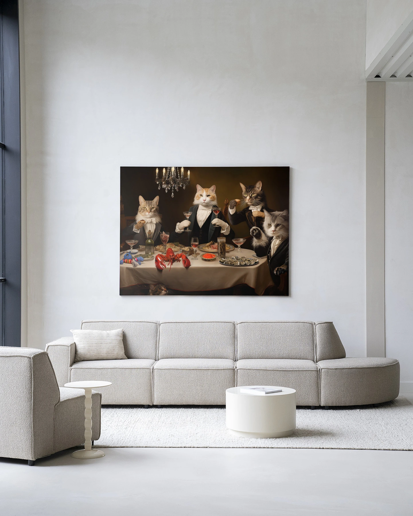 Cat Supper - Wandkleed