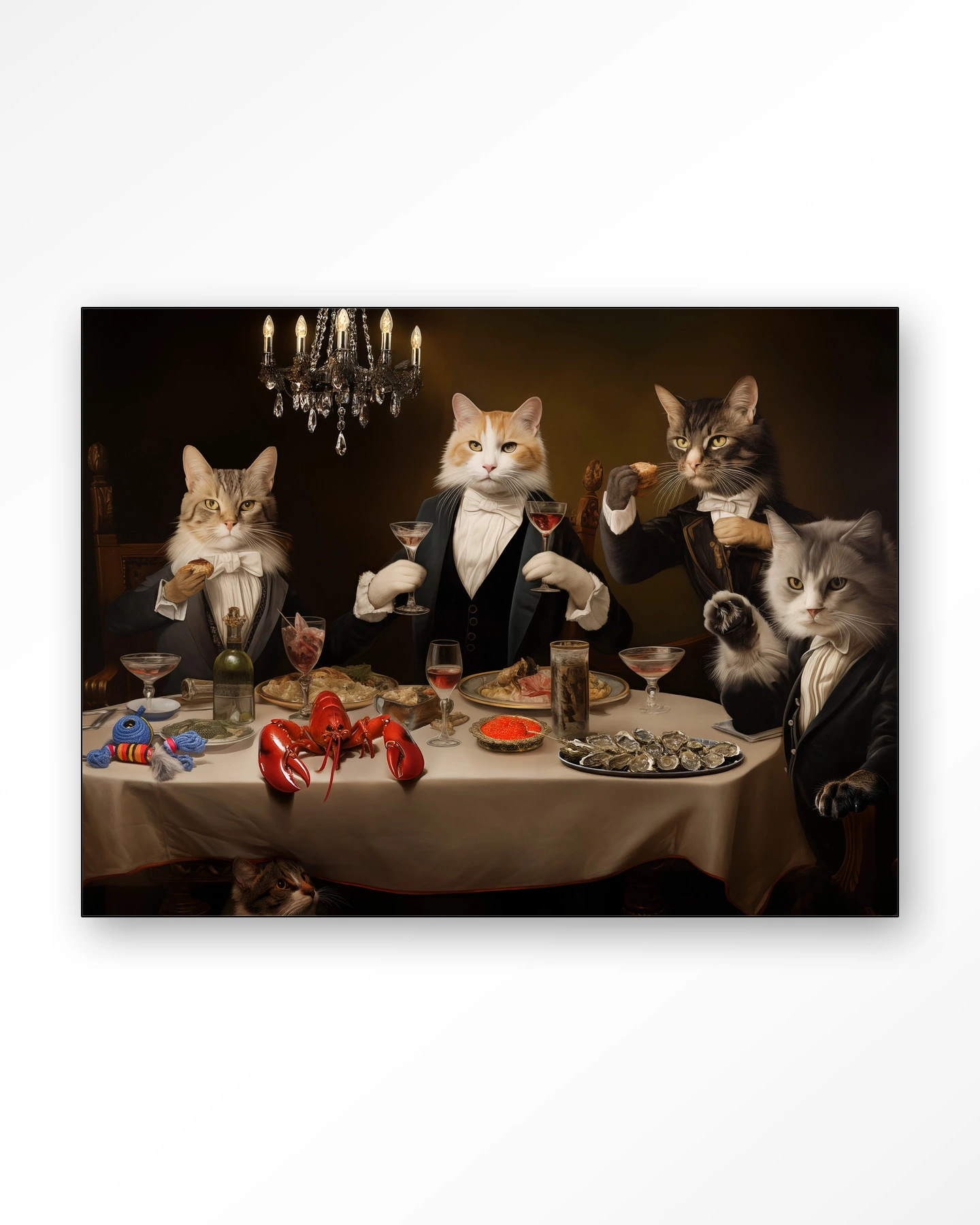 Cat Supper - Wandkleed - Afbeelding 2