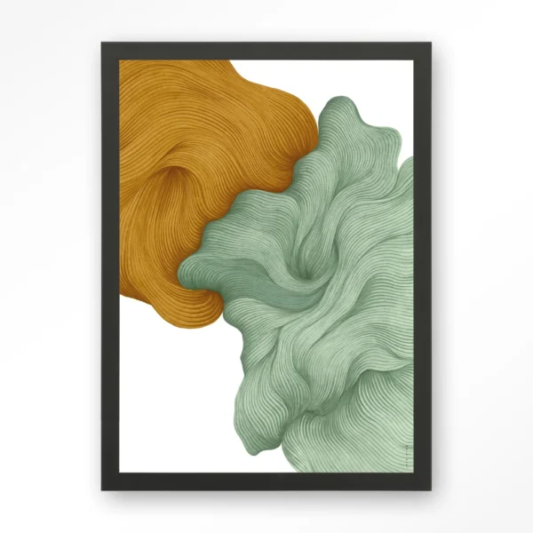 25077-dwg-t-art-print-wooden-frame-black DWG-T - Art print