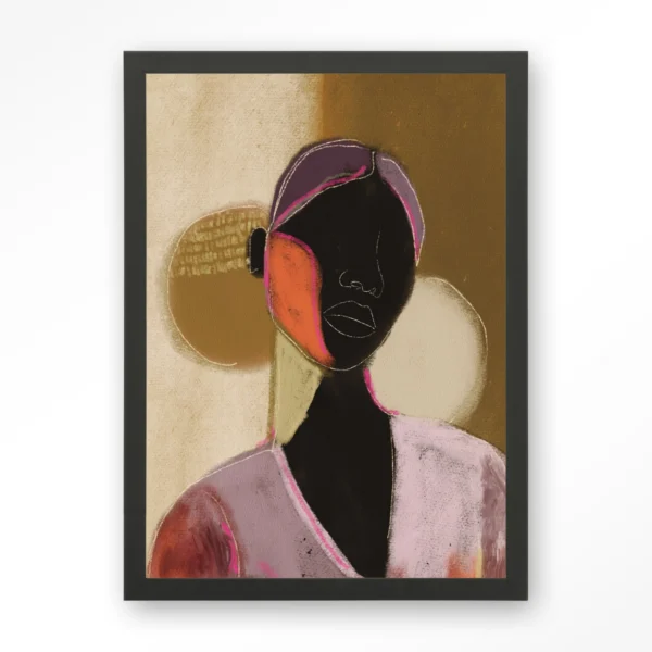 Silhouette Lady 1 - Art print