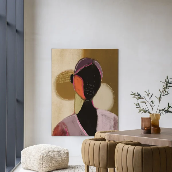25089-silhouette-lady-1-wandkleed-frame-1 Silhouette Lady 1 - Wandkleed