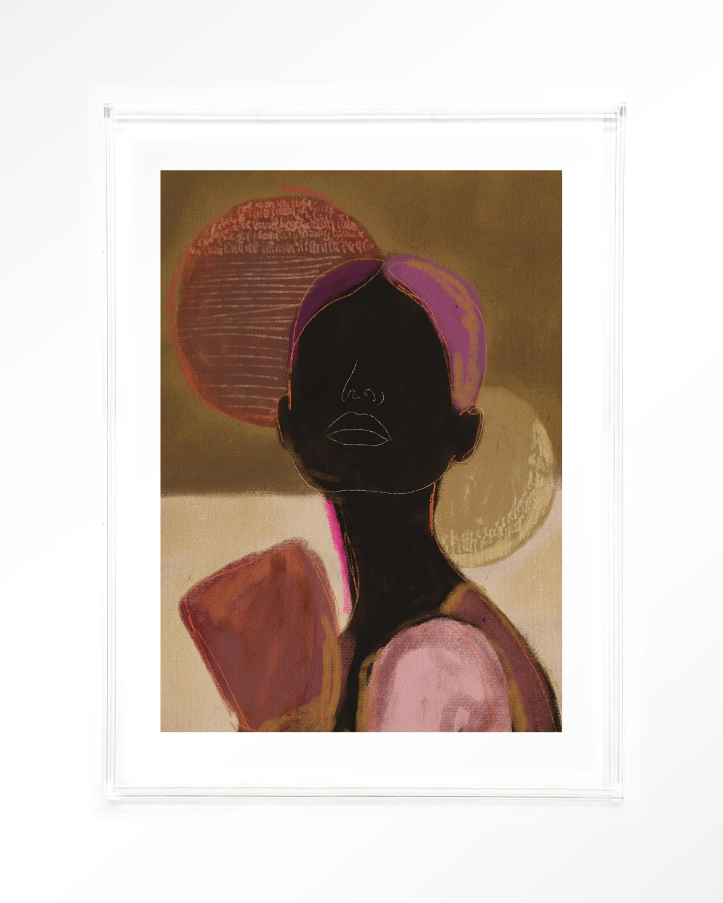 Silhouette Lady 2 - Art print - Afbeelding 10