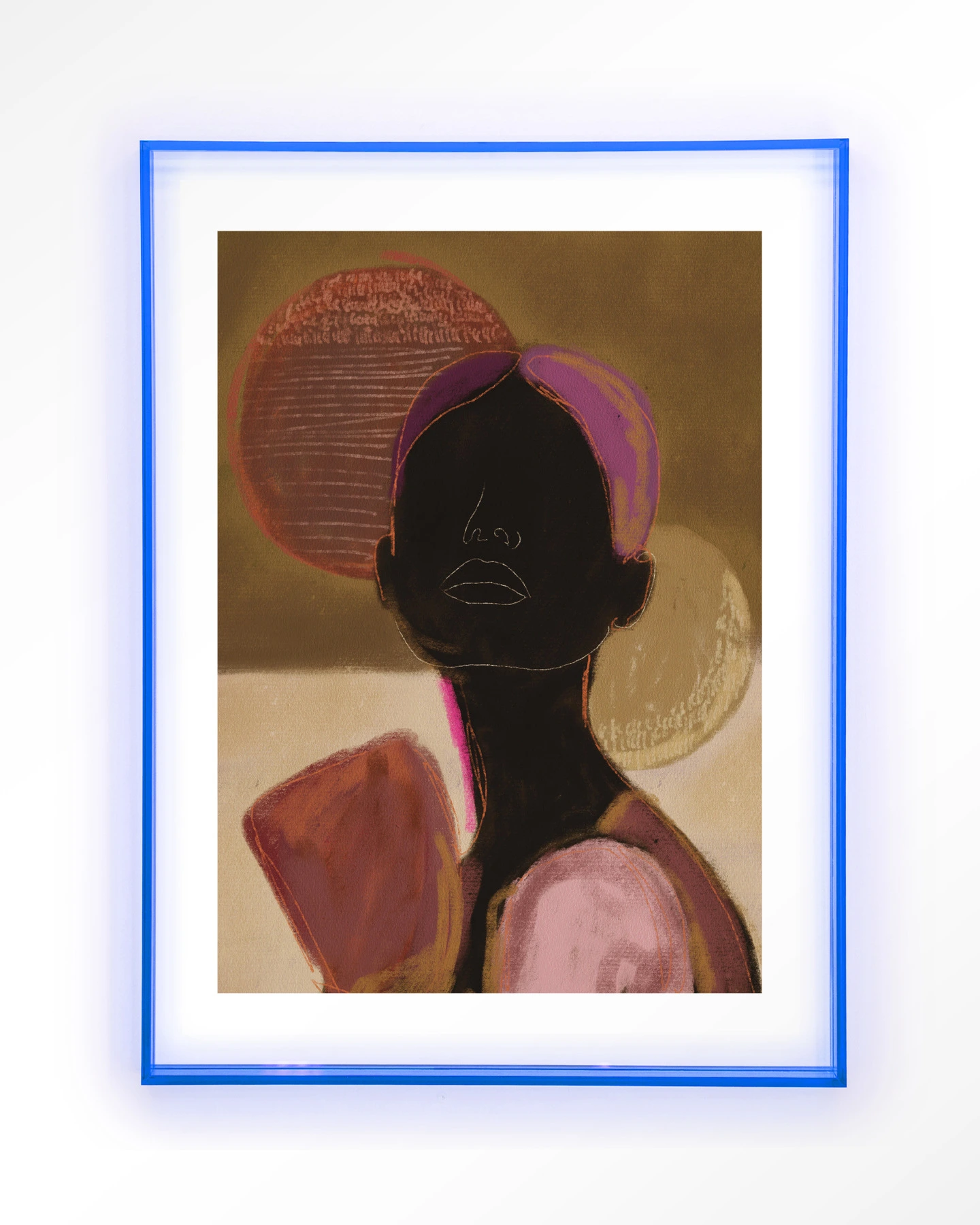 Silhouette Lady 2 - Art print - Afbeelding 11