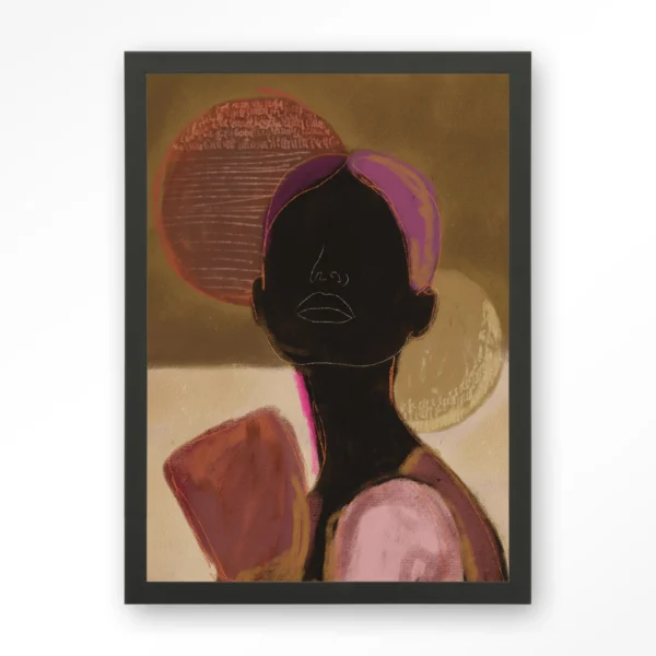 Silhouette Lady 2 - Art print