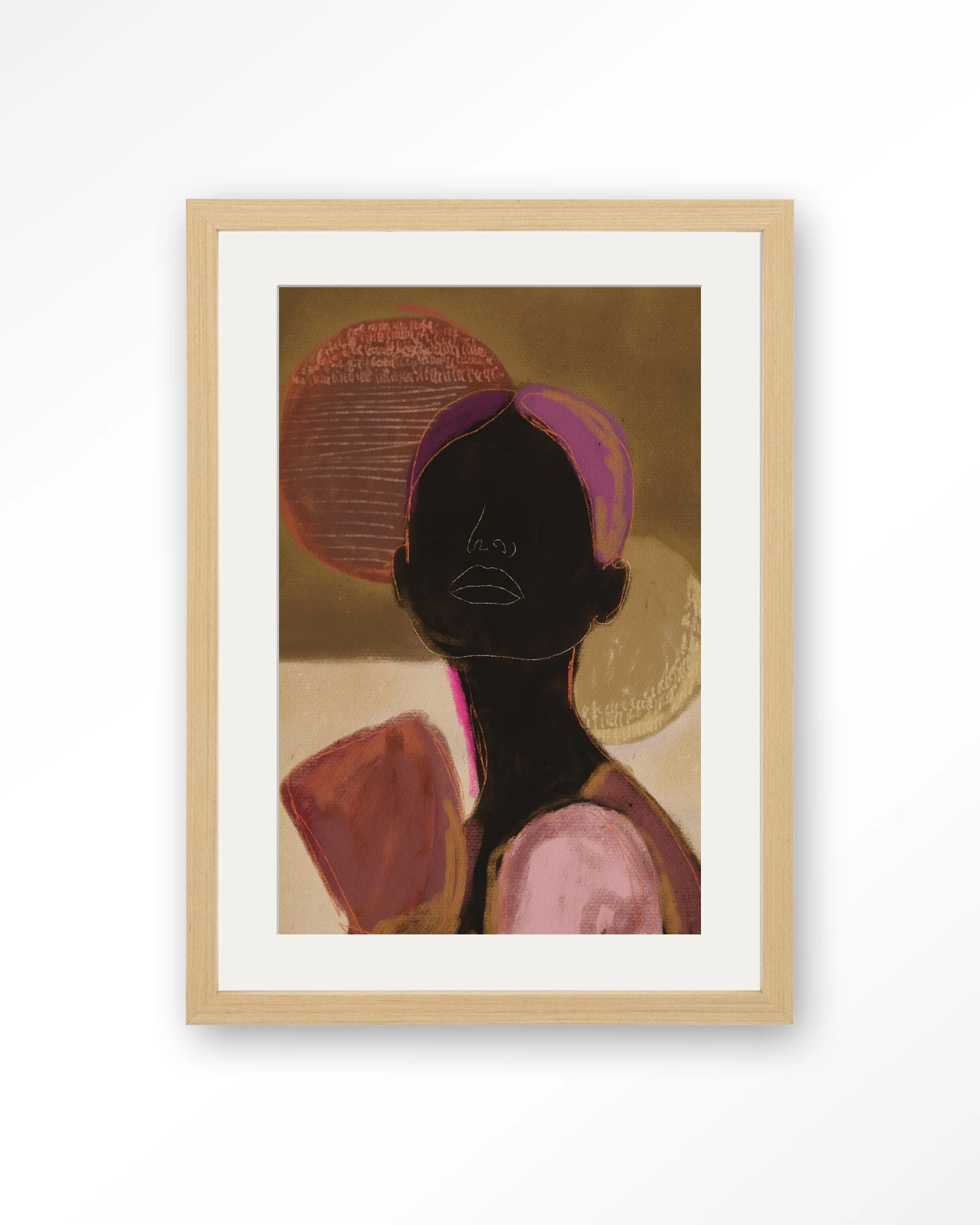 Silhouette Lady 2 - Art print - Afbeelding 8