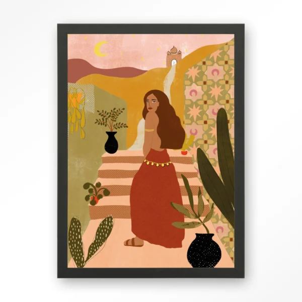 Caribbean Night - Art print