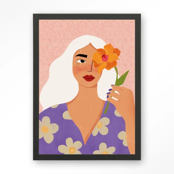 Flower Girly - Art print