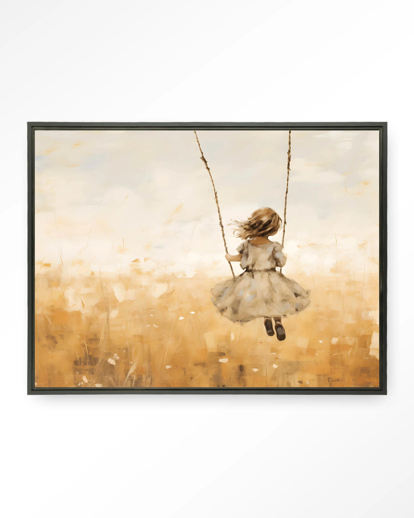 Swinging Girl - Wandkleed - Afbeelding 3