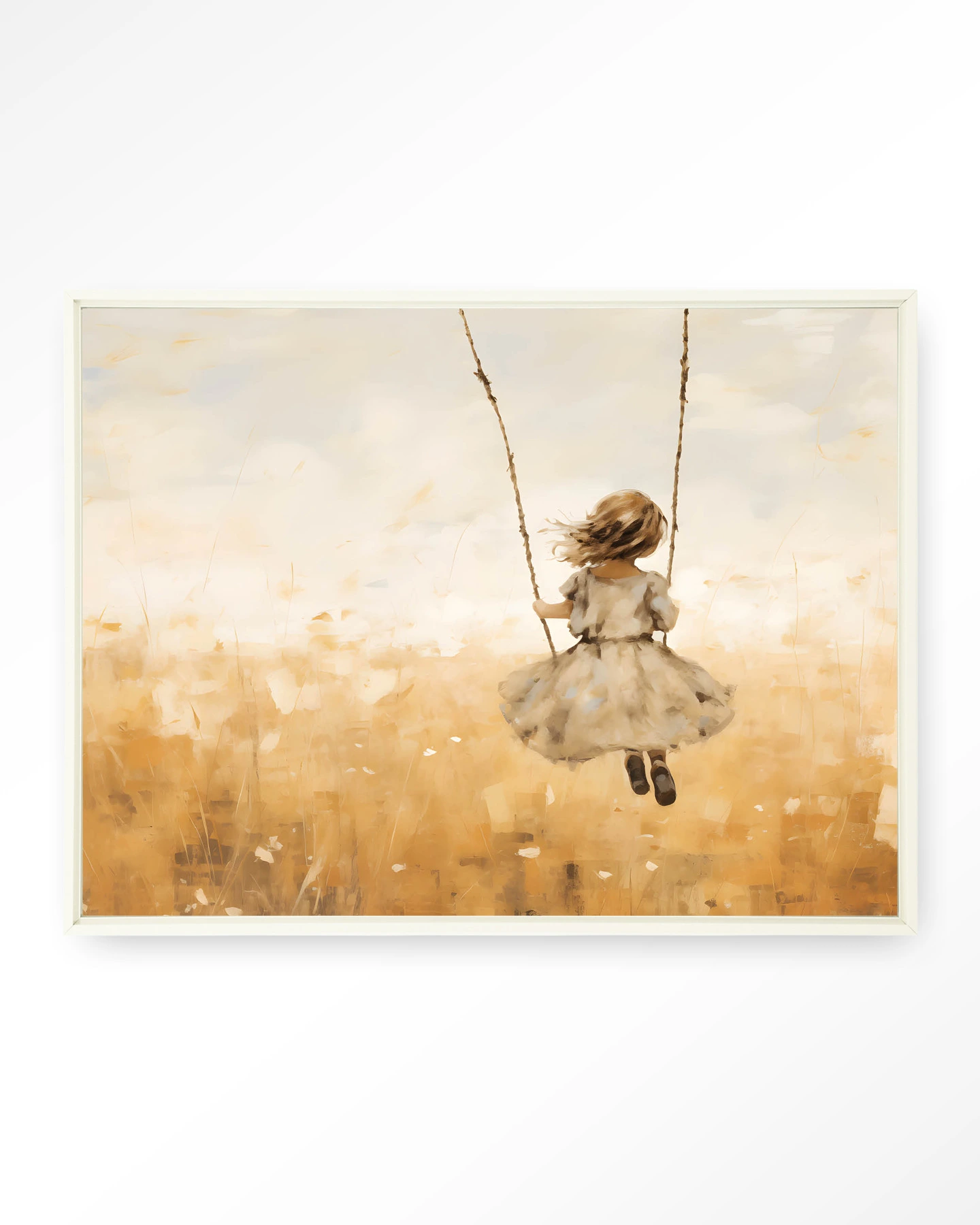 Swinging Girl - Wandkleed - Afbeelding 4