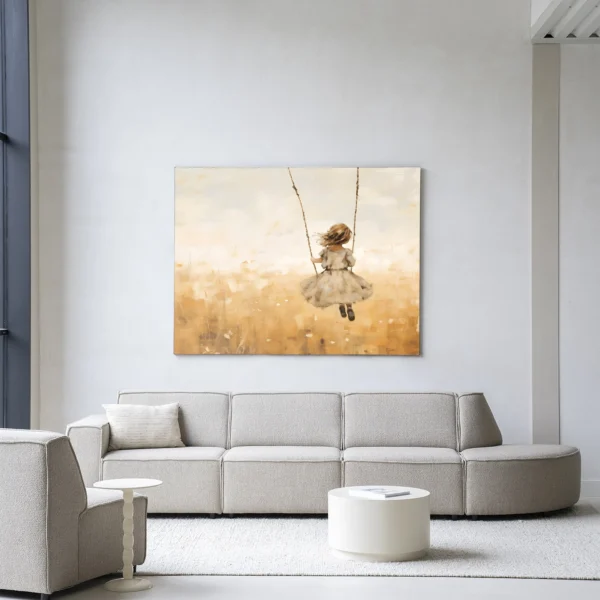 Swinging Girl - Wandkleed