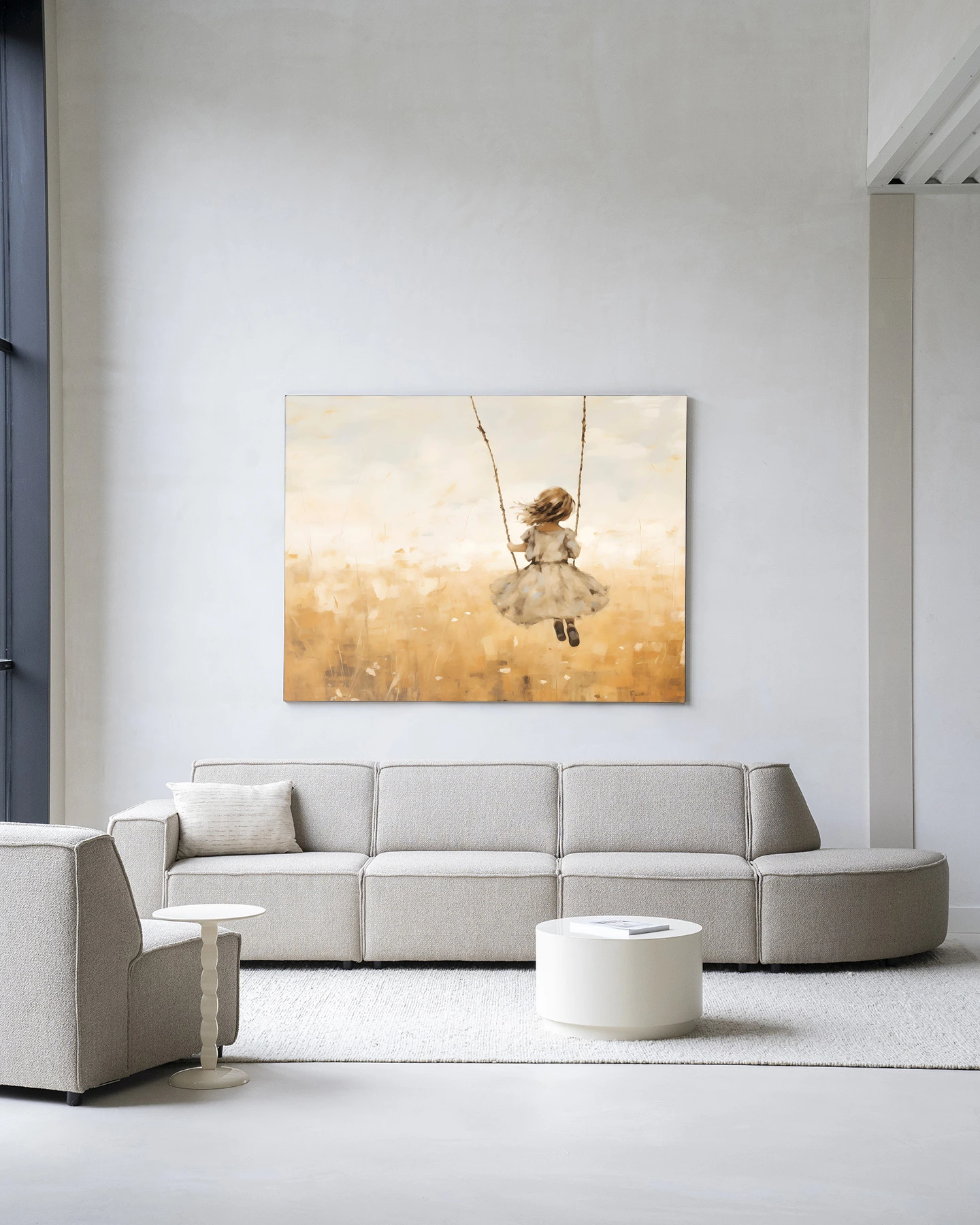 Swinging Girl - Wandkleed