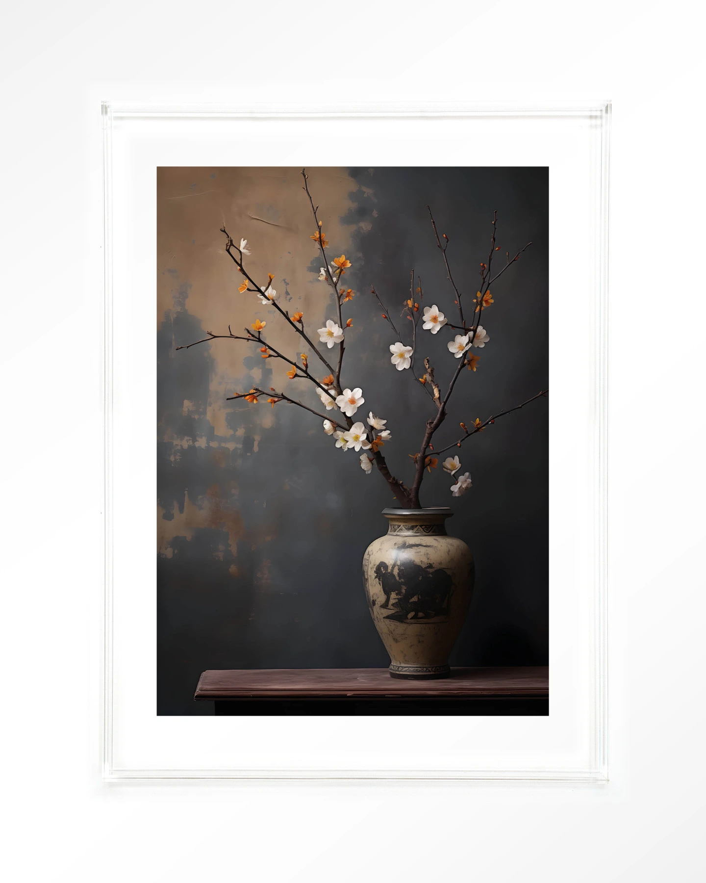 Dark Blossom Vase - Art print - Afbeelding 10