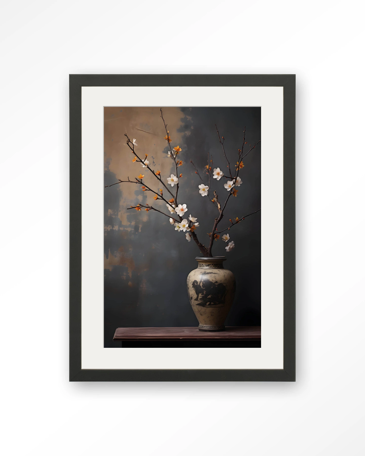 Dark Blossom Vase - Art print - Afbeelding 5