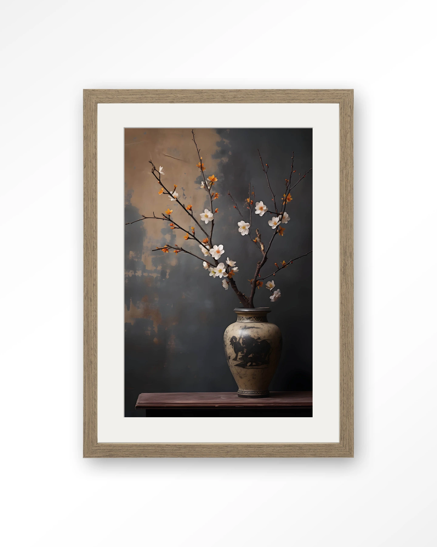 Dark Blossom Vase - Art print - Afbeelding 6