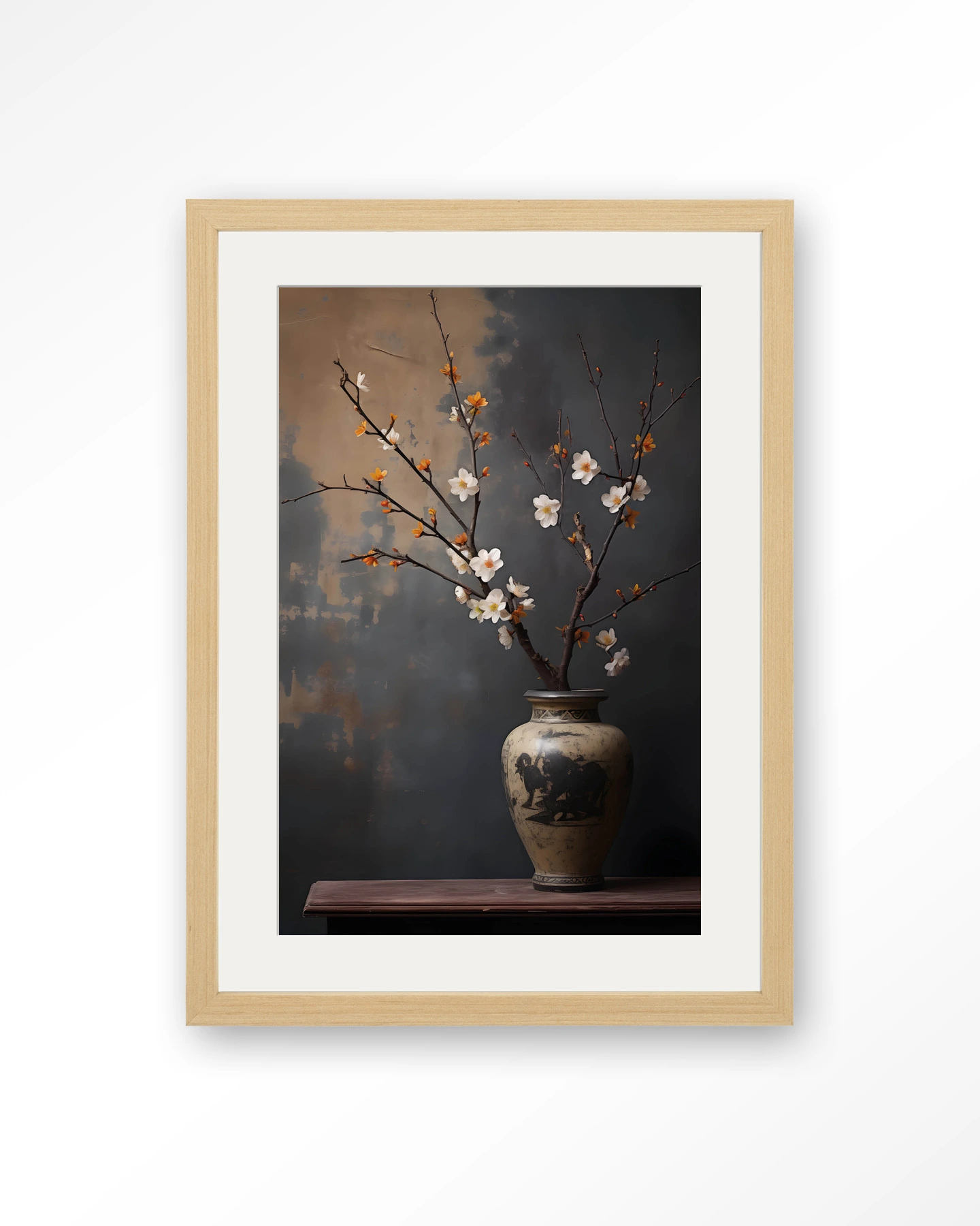 Dark Blossom Vase - Art print - Afbeelding 8