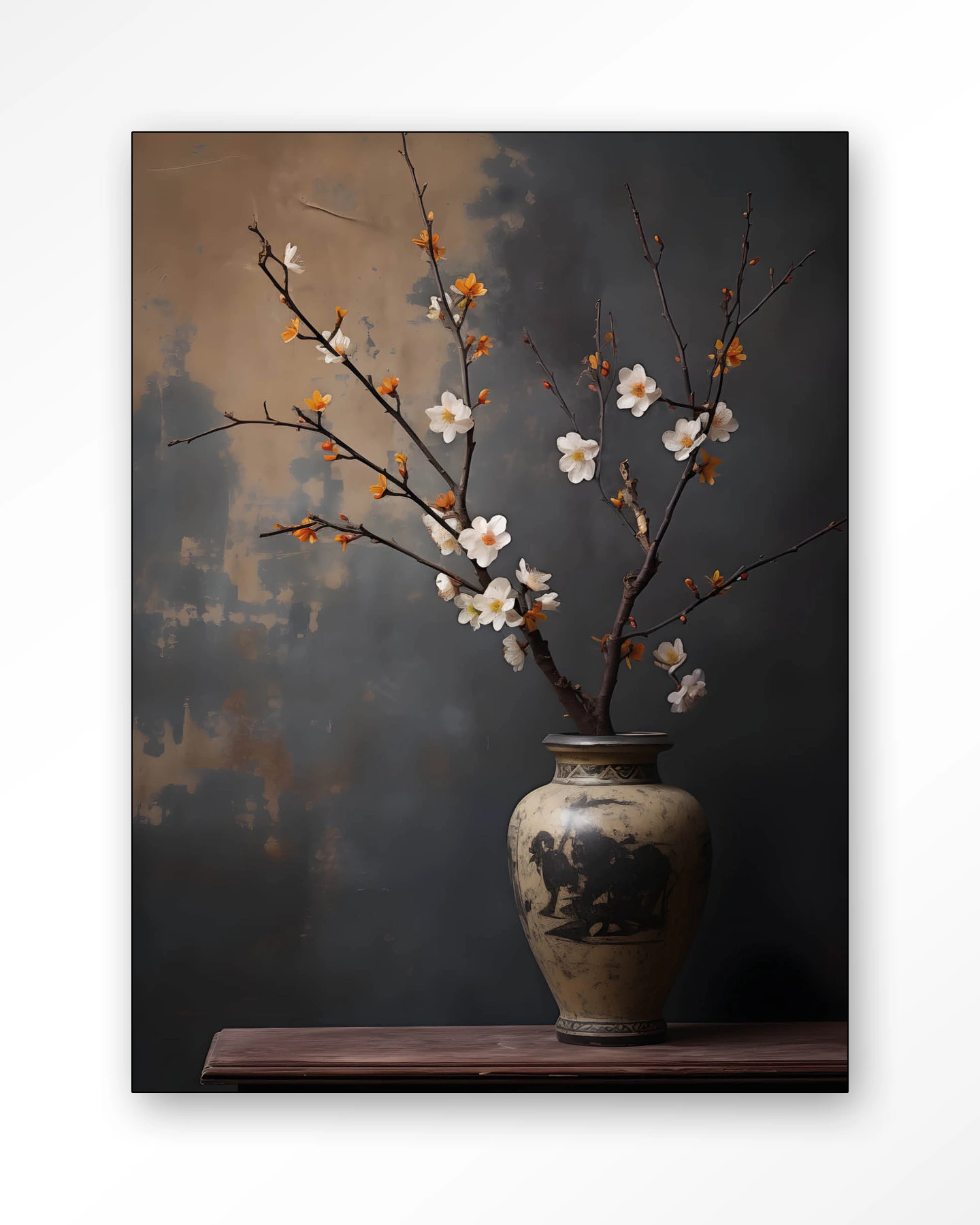 Dark Blossom Vase - Wandkleed - Afbeelding 5
